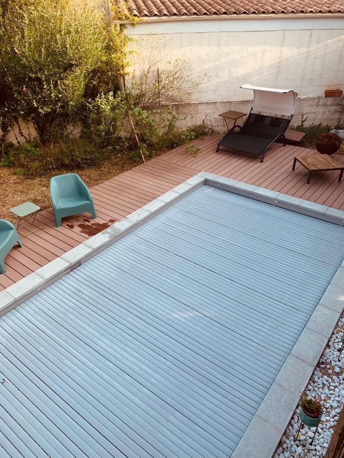 Appartement Independant Avec Jardin Et Acces Piscine Nîmes Exterior foto